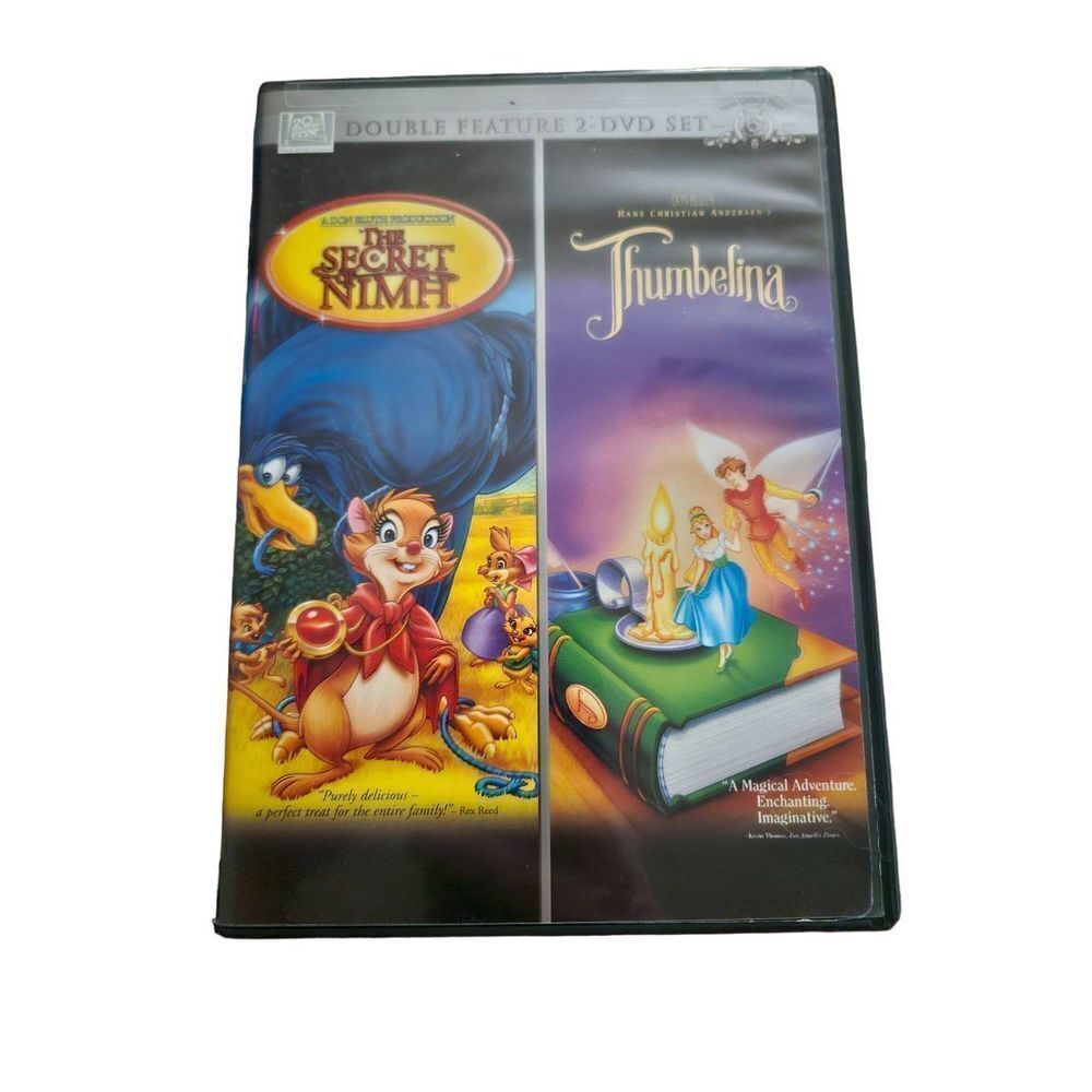 DVD secret nimh & thumbelina- paramount